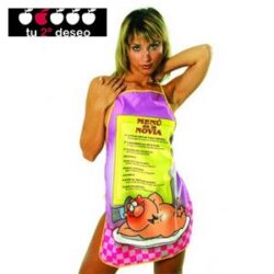 DELANTAL MUJER MENU NOVIA