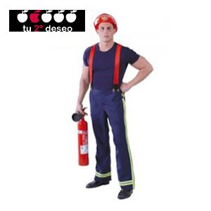 DISFRAZ BOMBERO ADULTO