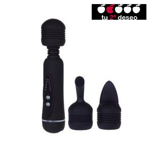 MASAJEADOR CLITORIANO POWER WAND (3 CABEZALES)