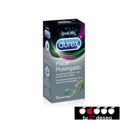 CAJA PRESERVATIVOS DUREX PLACER PROLONGADO 12 UND