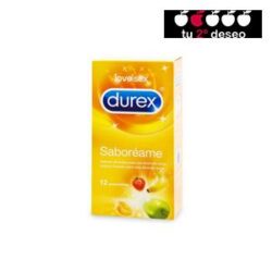 CAJA PRESERVATIVOS DUREX SABOREAME 12 UND