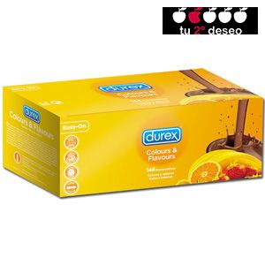 CAJA PRESERVATIVOS DUREX PLEASUREFRUITS 144 UND