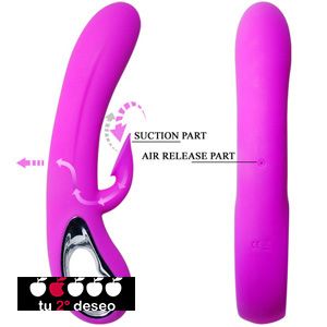 VIBRADOR CON SUCCIONADOR DE CLITORIS ROMANCE