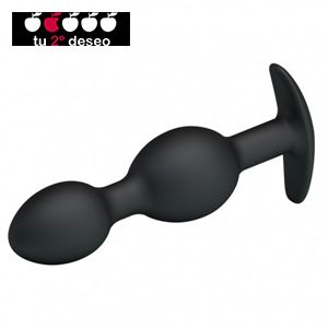 PLUG ANAL PRETTY LOVE SILICONE ANAL BALLS NEGRO