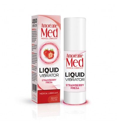 LÍQUIDO VIBRADOR FRESA 30 ML  AMORÉANE