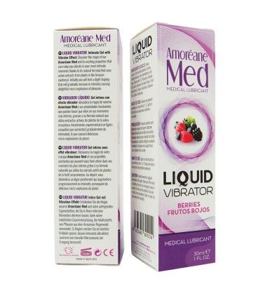 LÍQUIDO VIBRADOR FRUTOS ROJOS 30ML AMORÉANE