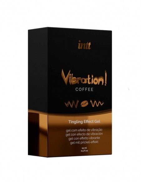 LÍQUIDO VIBRADOR CAFÉ INTT 15ML