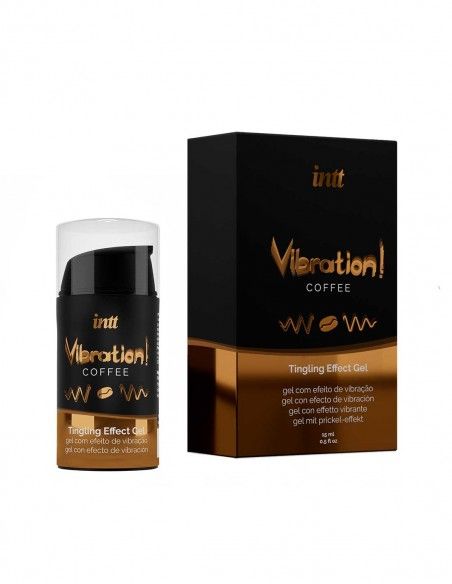 LÍQUIDO VIBRADOR CAFÉ INTT 15ML