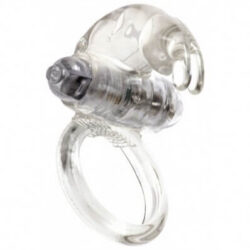 ANILLO VIBRADOR CONEJITO TRANSPARENTE