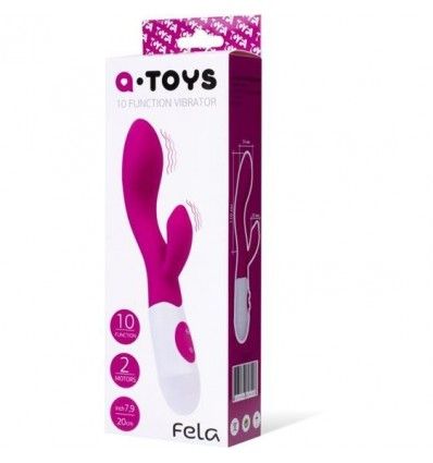 VIBRADOR FELA ESTIMULACIÓN PUNTO G Y CLITORIS 10 MODOS
