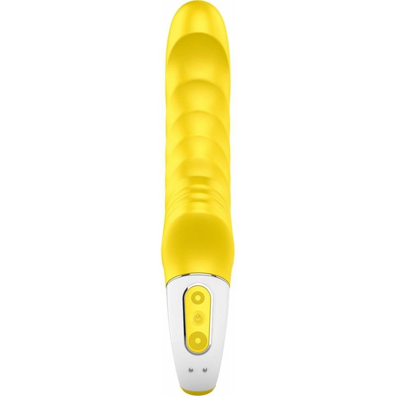 VIBRADOR SATISFYER YUMMY SUNSHINE AMARILLO RECARGABLE 12 MODOS