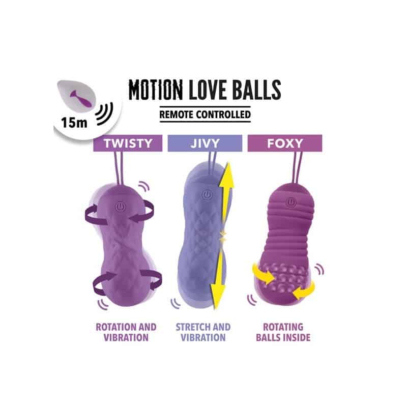 HUEVO JIVY MOVIMIENTO, VIBRA, RECARGABLE, 15 MTS