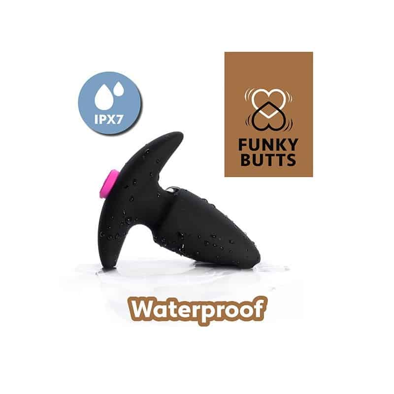 SET 2 PLUGS VIBRADORES CON MANDO FUNKYBUTTS