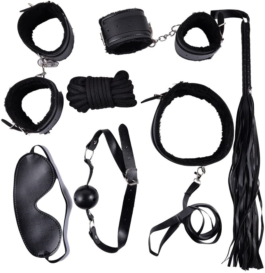 Kit Bondage 7 Piezas en 3 colores