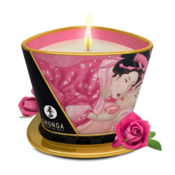 VELA DE MASAJE SHUNGA PÉTALOS DE ROSA 170ML