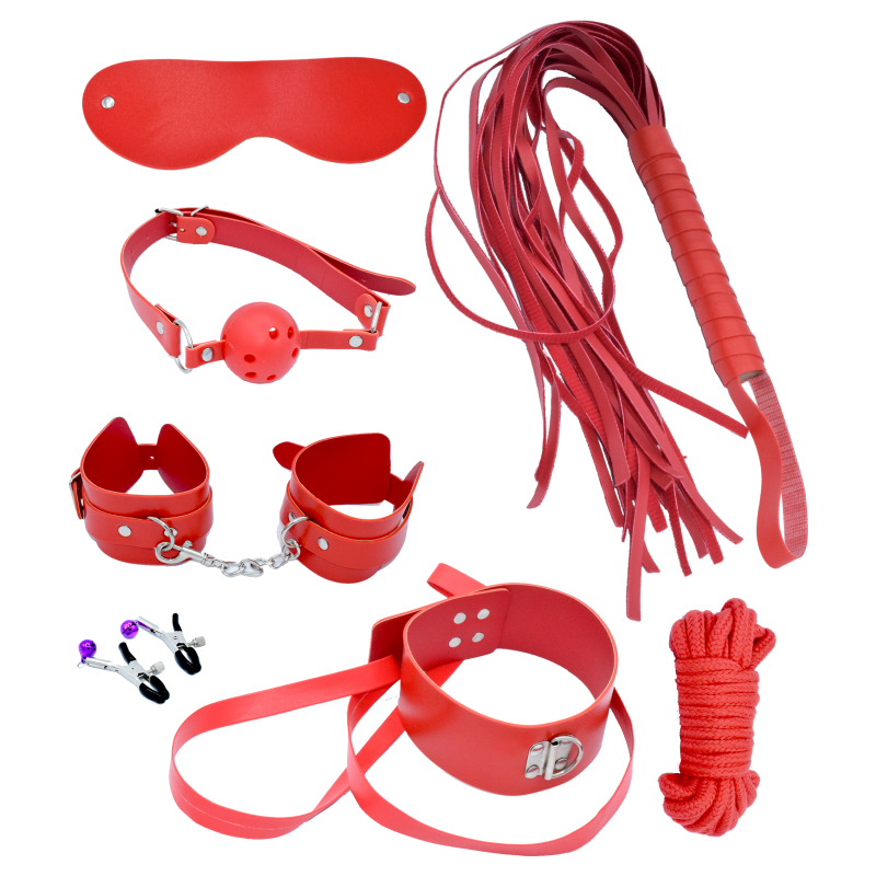 Kit Bondage 7 Piezas en 3 colores