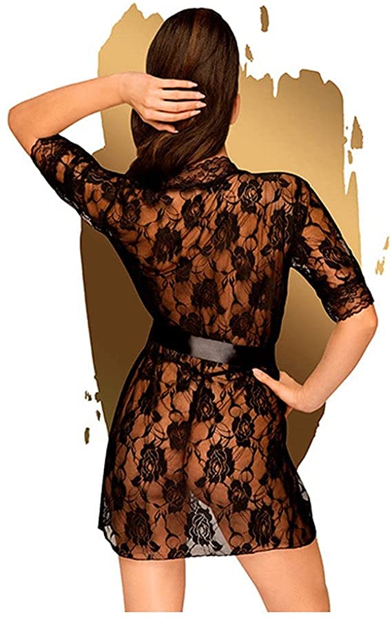 Kimono Encaje con Tanga