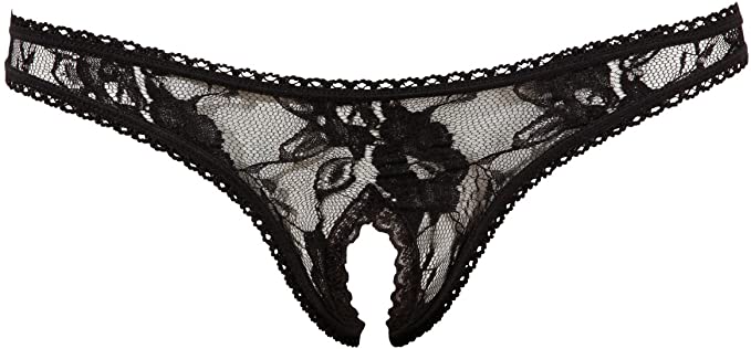 Tanga CC Lace Abierto Rojo o Negro