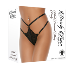 Tanga Diamante Negro