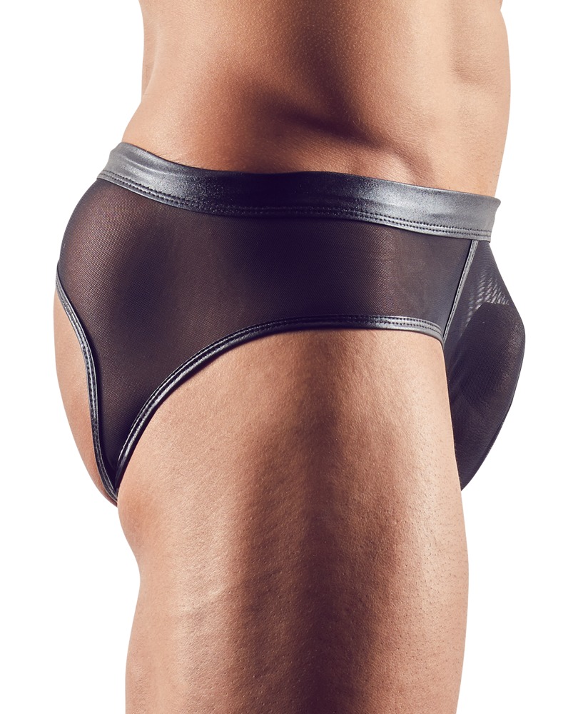 Suspensor Negro Abierto Semitransparente
