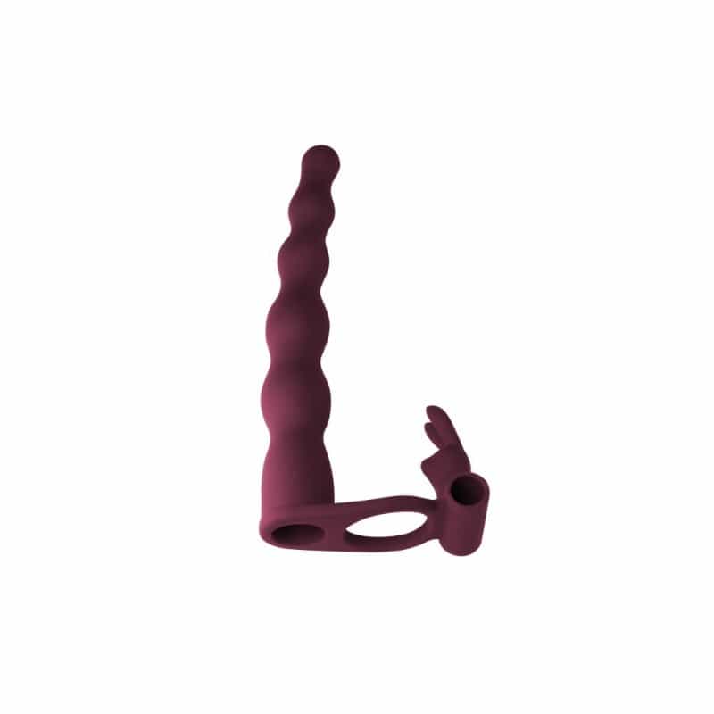 Dildo Doble Penetración Bunny con Vibración