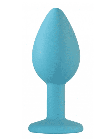 PLUG JOYA ANAL SILICONA TURQUESA ROSA M