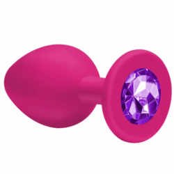 PLUG JOYA ANAL SILICONA ROSA MORADO S