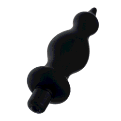 PLUG SILICONA VIBRACIÓN Amuse Black