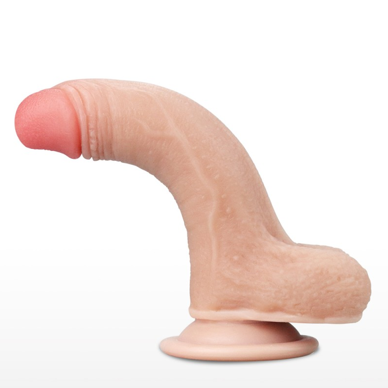 DILDO CON PIEL DESLIZANTE (17,5CM)