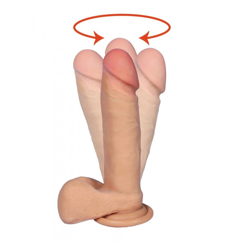 DILDO RECARGABLE CONTROL REMOTO VIBRADOR 7 MODOS 20 X 4CM