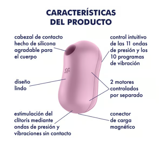 SUCCIONADOR Y VIBRADOR COTTON CANDY