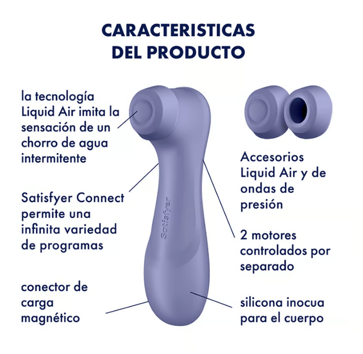 ESTIMULADOR CLÍTORIS PRO 2 GEN3 SATISFYER CON APP